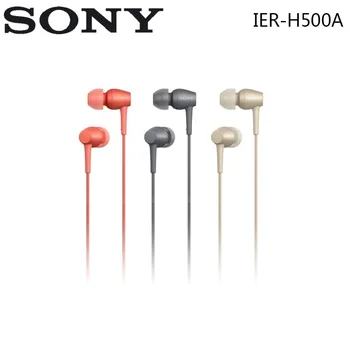 Original SONY IER-H500A Hovedtelefoner 3,5 mm Stereo Øretelefoner Musik Hovedtelefoner Smart Telefon, Headset, Håndfri enhed med Mic for Xperia 10P