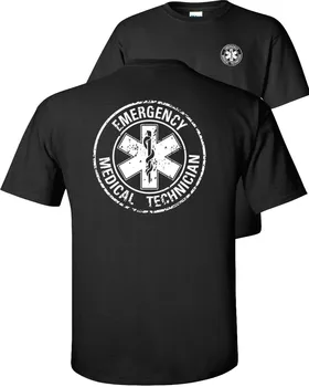 Cirkel Nødlidende Paramediciner Tekniker T-Shirt EMS EMT-Erhvervsmæssig Sommer Bomuld kortærmet O-Hals Unisex T-Shirt Nye S-3XL