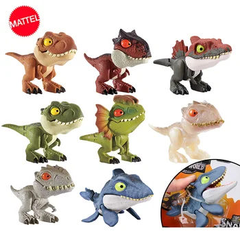 Jurassic Verden Mini Fingre Dinosaur Action Figur Løsøre Fælles Simulation Model Legetøj til Børn Indsamling Animere Figma