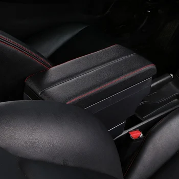 For Mazda 2 Demio armlæn max centrale indhold max interiør Armlæn Opbevaring car-styling tilbehør, en del med USB