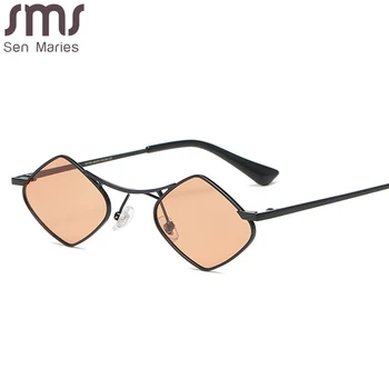 2021 Vintage Solbriller Mænd, Kvinder, Små Metal Ramme Solbriller Retro Klassiske Firkantede Solbriller Kvinder Luksus Eyewear