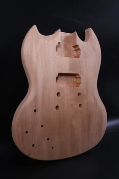VENSTRE HÅND Ufærdige SG el-guitar krop 1stk mahogni lavet af høj kvalitet