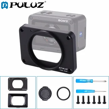 PULUZ for Sony RX0/RX0 II Aluminium frontpanel + 37mm Linse med UV-Filter+Linse Parasol og besætninger og Scr For Sony RX0 Tilbehør