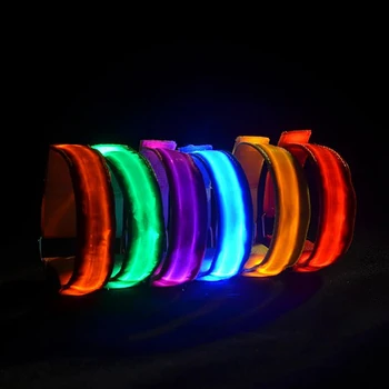 20201pcs Kører LED Lys Armbind USB-Genopladelige Nat Sikkerhed Sport Tilbehør Til Cykling Joggle