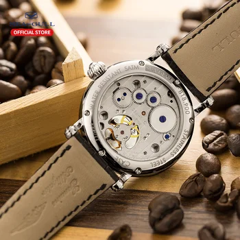 Måge se mænds mekanisk ur tourbillon safir se tourbillion watch chronograph ure designer ur i rustfrit stål