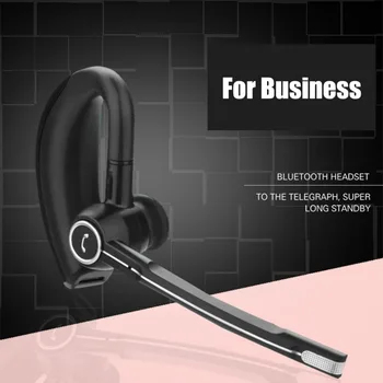 Aister v8 ' ere Business-Bluetooth-Headset, Trådløse Hovedtelefoner Bil Bluetooth-V4.1 Telefon Håndfri MIKROFON Musik til iPhone Xiaomi Samsung