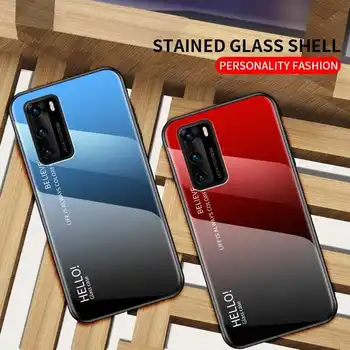 Joomer Gradient Mønster Glas Sagen For Huawei P40 P20-P30 Pro P20-P30 Lite-Phone Cover