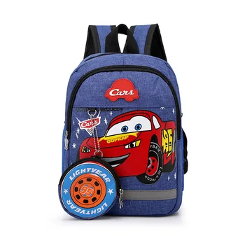 Disney nye Two-piece 95 røde bil børnehave sød rygsæk mønt taske dreng taske børn gave dreng skole taske