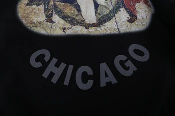 20FW Kanye West Chicago Religiøse Malerier Sweatshirt High Street Hip-hop Kanye Pullover, Mænd, Kvinder, Par Cotton Crewneck