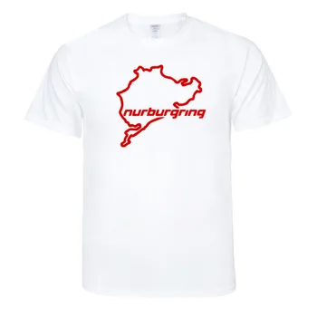 Nürburgring Racing Summer fashion T-shirt mænd er kort-langærmet bomulds T-shirt sjove hip-hop tøj, T-shirt