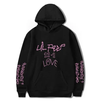 Lil Peep Hoodie Sweatshirt 11-1 Kærlighed Hoody Fuld Ærme Længde LiL Peep Harajuku Kvinder K Pop Stil Afslappet Pullovere Klud Toppe