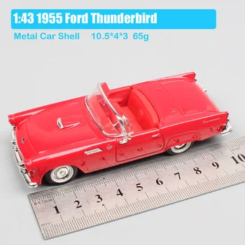 Kid ' s 1:43 helt vintage 1955 Ford Thunderbird T-Bird metal køretøjer konvertible diecast modeller skala mini-biler, hobby, legetøj