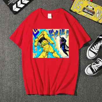 Jojo Bizarre Adventure T-Shirt T-Shirt Til Mænd Kawaii Sommer Toppe Tegneserie Karate Grafiske Tees T-Shirt Unisex Harajuku-Shirt Mandlige