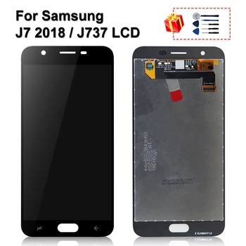 Original Samsung Galaxy J7 2018 Prime J737 LCD-J737A J737P J737V J737T Skærm Touch screen Digitizer Udskiftning af Dele