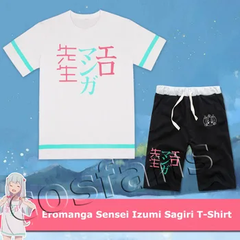 Anime Eromanga Sensei T-shirts Sagiri Izumi Cosplay Kostumer Sommer Shorts Ærme Casual Toppe Fancy Izumi Sagiri Tee Shirt Kort