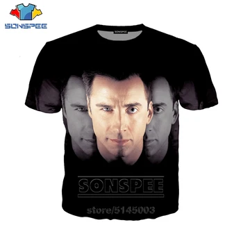 Nicolas Cage T-Shirt til Sommeren Nye Mænd Kvinder Sweatshirt 3D-Print Skuespiller Kort Ærme Hip Hop Streetwear Toppe O-Neck Pullover C037