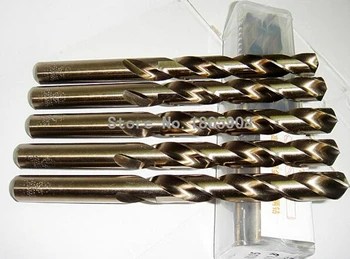 5PCS 7.1 mm-13mm M35 HSS-CO Kobolt spiralbor HSS Twist Boret for rustfrit stål(7/7.5/8/8.5/9/10/10.5/11/11.5/12/12.5/13mm)