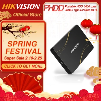 Hikvision HikStorage HDD 1TB Bærbare Harddisk DriveExternal 2TB HDD USB3.0 Type-En Mobil Ekstern Opbevaring til bærbar PC