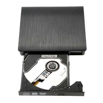 Ultra Slim Portable USB 3.0 DVD-RW Eksterne DVD-Drev, DVD-Afspiller Brænder, der Brænder for Linux, Windows eller Mac OS-DVD-ROM-Afspiller