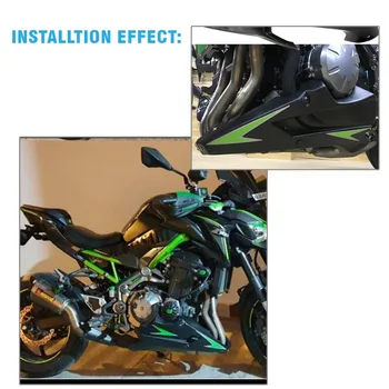 Motorcykel Z900 Bellypan Belly Pan Motor Spoiler Beskyttelsesskærm ABS Krop Ramme Kit Nederste Panel til Kawasaki Z 900 2017 2018 2019