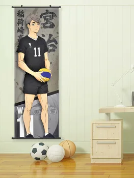 Hot Japan Animationsfilm Væggen Diagram Retro Sovesal Dekoration Maleri Hjem Dekoration Plakat WallHaikyuu!! Shoyo Hinata Shonen 30x90cm