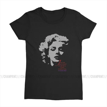 Vidunderlig Marilyn Monroe-T-shirt til Kvinder er Sexet Blondes Vintage T-Shirts Ulzzang Tops Tees Fritid Bomuld Kvinde Tøj Grafisk