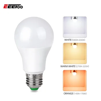 EeeToo Lys Sensor Nat Lys Luminaria Bombilla LED E27 B22 10W 15W Automatisk On/off myggebalsam Udendørs Haven Lampe