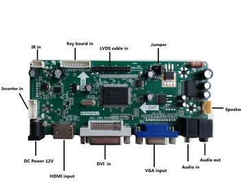 Kit til HSD190ME13-A13 30pin Skærm-Controller board-Driver HDMI LVDS 4 lamper 19