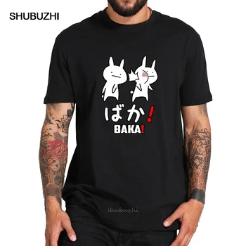 Baka T shirt Seniors Class of Quarantined T Shirt Pure Cotton Breathable Camisetas Japanese Cute Rabbit Slap Tshirt
