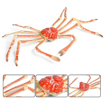 Simulering Ocean Dyr PVC Spider Crab Modeller Action Figurer Samling Miniature Kognition Pædagogisk Legetøj til børn Gave