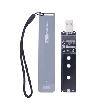 M2 SSD Tilfælde NVME Kabinet M. 2 til USB-TYPE-A 3.1 SSD-Adapter til NVME PCIE-M-Tasten NGFF SATA-B-Tasten SSD Disk Drev, M. 2 SSD-Sag
