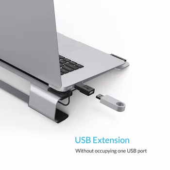 ORICO Aluminium Laptop Cooling Pad Beslag Plade Bærbare Notebook Stand Til mac-15 tommer Laptop Notebook