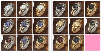 Deerfun berømte mærke Mænd ur business guld diamant mode kalender luksus vandtæt quartz armbåndsur Relogio Masculino