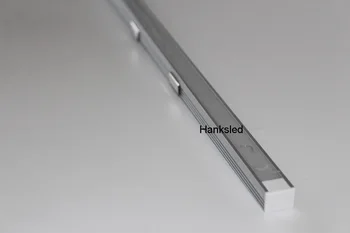 10stk 2,0 M Forsænket Aluminium LED-Kanal Aluminium LED-Belysning Profil trekant Hjælp til Strip i en 10mm Bredde