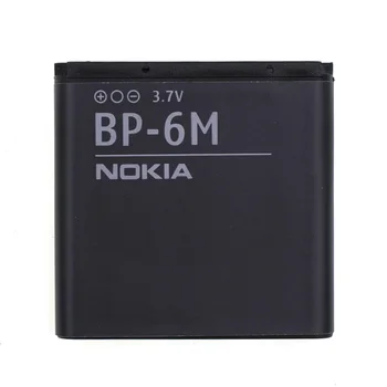 Lithium Li-Po 1100 mAh 3,7 V Batteri BP-6M-BP-6M Til Nokia 3250, 6151 6233 6280 6288 9300i, N73, N77 N93