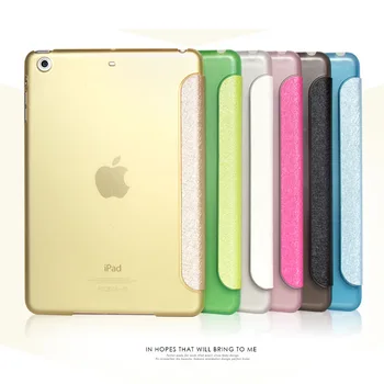 Smart etui Til Apple iPad Mini 4 Mode Luksus Læder Cover + Klar Mat tilbage Tilfældet For iPad mini4 NO: IM402