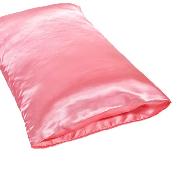 Satin pudebetræk af silke pudebetræk seng pude dække sort/hvid/gylden/sølv/pink/blå/lilla pudebetræk dække