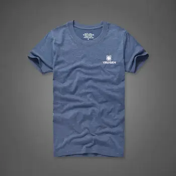 YiRuiSen Tshirt Mænd, Bomuld af høj kvalitet, brand-t-shirt blød og åndbar