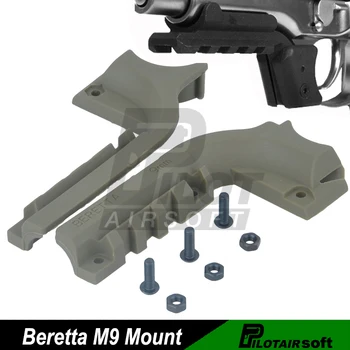 Element Pilot Taktiske Beretta M9 Mount Hardball Pistol 20mm Under Jernbane-Mount-Adapter Lommelygte Laser Mount Jagt Tilbehør