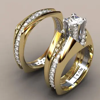 14K guld Peridot Diamant Ring AAA 2 karat Kvinder Bryllup Band smykker Anillos Smykker Smykkesten Bizuteria 14K guld diamant ringe