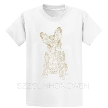 Fransk Bulldog fransk Bulldog T-Shirt i Bomuld Foråret Tendens Euro Størrelse S-5xl Udskrivning Sjove Naturlige Interessant Shirt