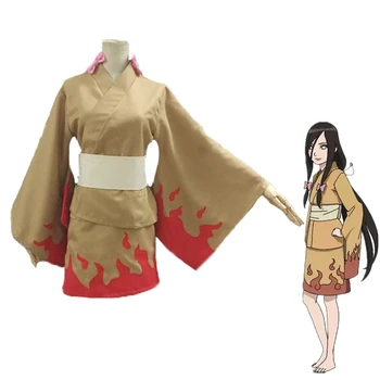 Anime Naruto Hyuuga Hanabi Cosplay Kimono Kjole Anime Cosplay Kostume Halloween Fest Uniform Til Kvinder