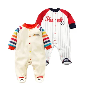 2020 forår - Efterår Baby Pyjamas & Nattøj Nyfødte Baby Pige Romper Baby Drenge Tøj, Bomuld Spædbarn Baby Jumpsuit Rompers