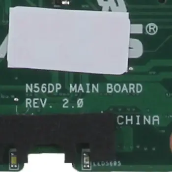 N56DP Laptop bundkort Til ASUS N56DP N56D HD7730 2 GB Notebook Bundkort REV:2.0 216-0834065 DDR3