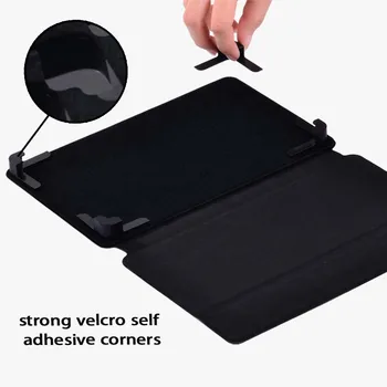 Tablet etui til Lenovo Smart Tab M8/Tab M10 Let ensfarvet Læder Folde Stå Beskyttende Dække for 8 Tommer/10.1 Tommer