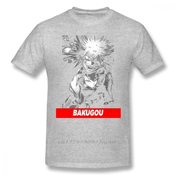 Bakugou T-Shirt Bakugou Boku Ikke Helt den Akademiske verden T-Shirt Streetwear Plus size t-Shirt Awesome Mandlige Korte Ærmer Print Tshirt