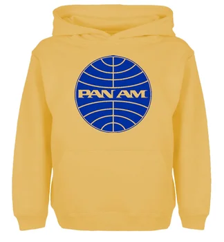 Unisex Fashion Retro Pan Am Design Hættetrøje Mænd 's Boy (Women' s Girl ' s vinter jakke, Sweatshirt Til fødselsdagsfester