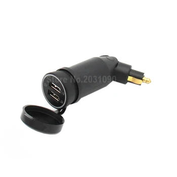 Opladningsstik Motorcykel Dele Vinklet Dobbelt USB Bil Oplader Adapter Til BMW R1200 GS RT G30 F80