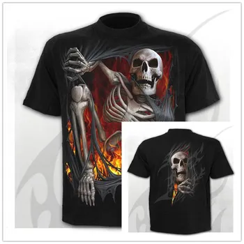 Skull T-Shirt, Mænds Ben T-Shirt 3d-Shirts Sjove Tshirt Animationsfilm Shirt Trænings-og Mænds Tøj 2020 Casual Toppe Og t-shirts