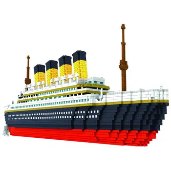 STOR 3800 Pc ' er byggesten Titanic krydstogtskib Model Båd DIY Samle Bygning Diamant Blokke Model Klassisk Legetøj Mursten